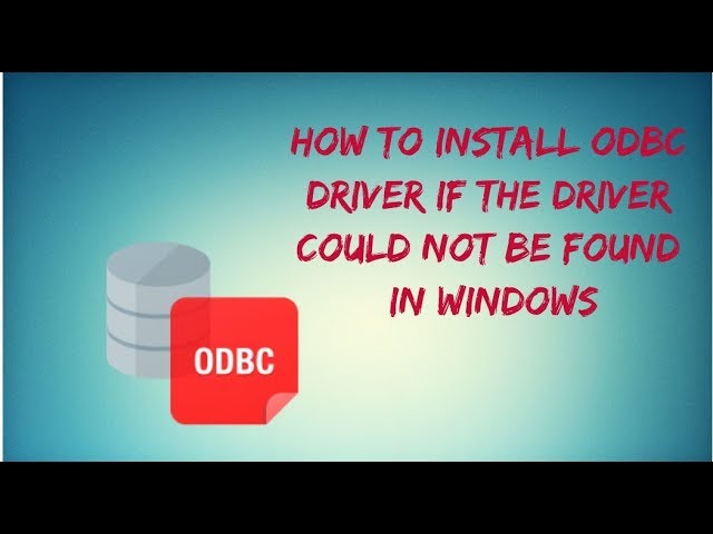 Microsoft access driver mdb accdb odbc driver for mac